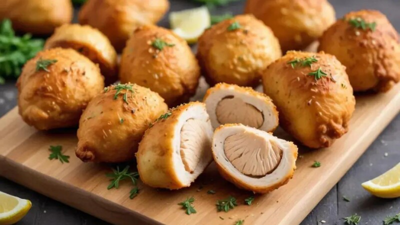 Coxinha de frango fit