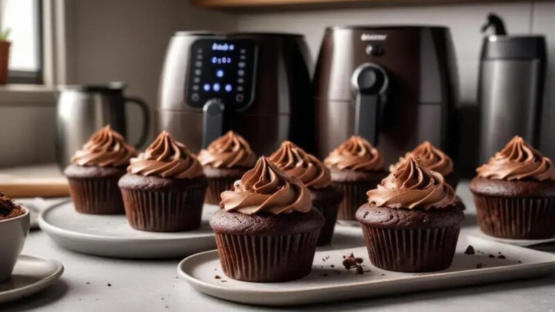 Cupcake de chocolate