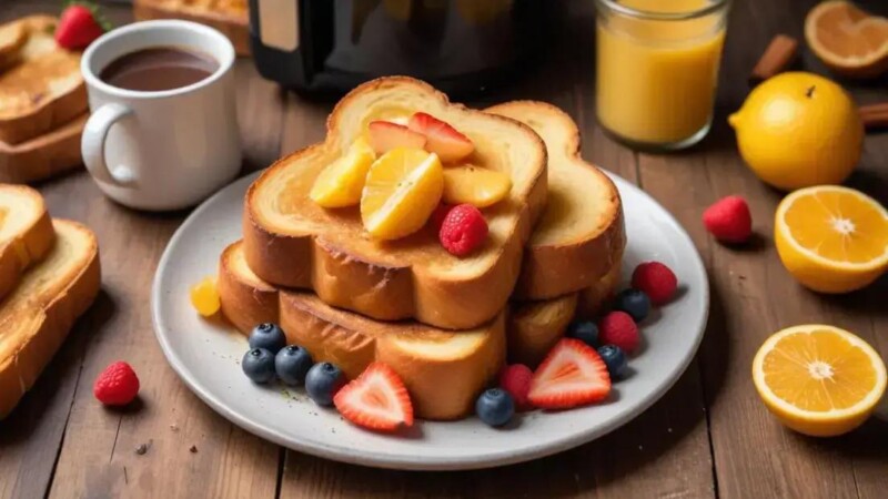 Torradas francesas na air fryer