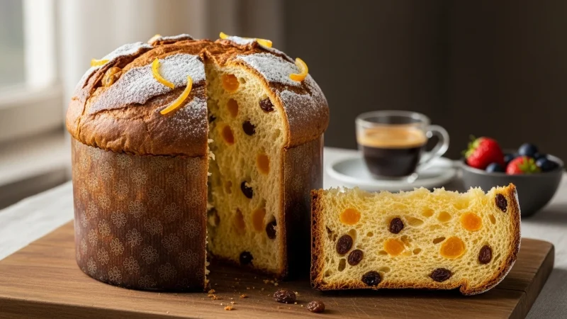 Panetone de Frutas Cristalizadas na Air Fryer